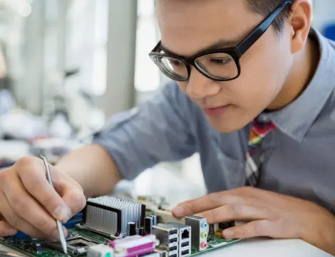 Estudiante de informática imagen laboral