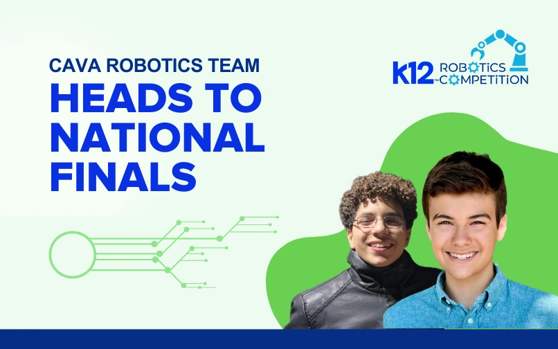 Tres alumnos del equipo de robótica del CAVA irán a la final nacional