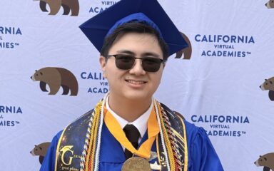 JC en su graduación de la CAVA.